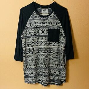 Men’s Star Wars X On The Byas Shirt, Stormtrooper and Boba Fett, Size Large